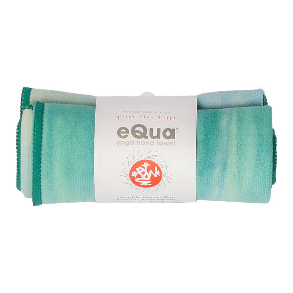 Manduka マンドゥカ eQua イークア ヨガマットタオル ハンドサイズ Spirilina TD スピルリナタイダイ S