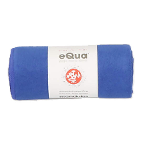 Manduka マンドゥカ eQua イークア ヨガマットタオル ハンドサイズ Blue Toad ブルータウド S