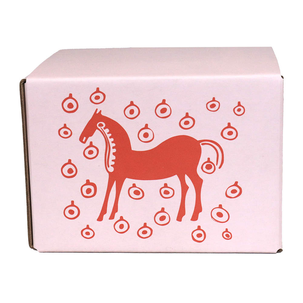 Marimekko マリメッコ Musta Tamma ムスタ タンマ コーヒーカップ 200ml オフホワイト×オレンジレッド×ライトブルー