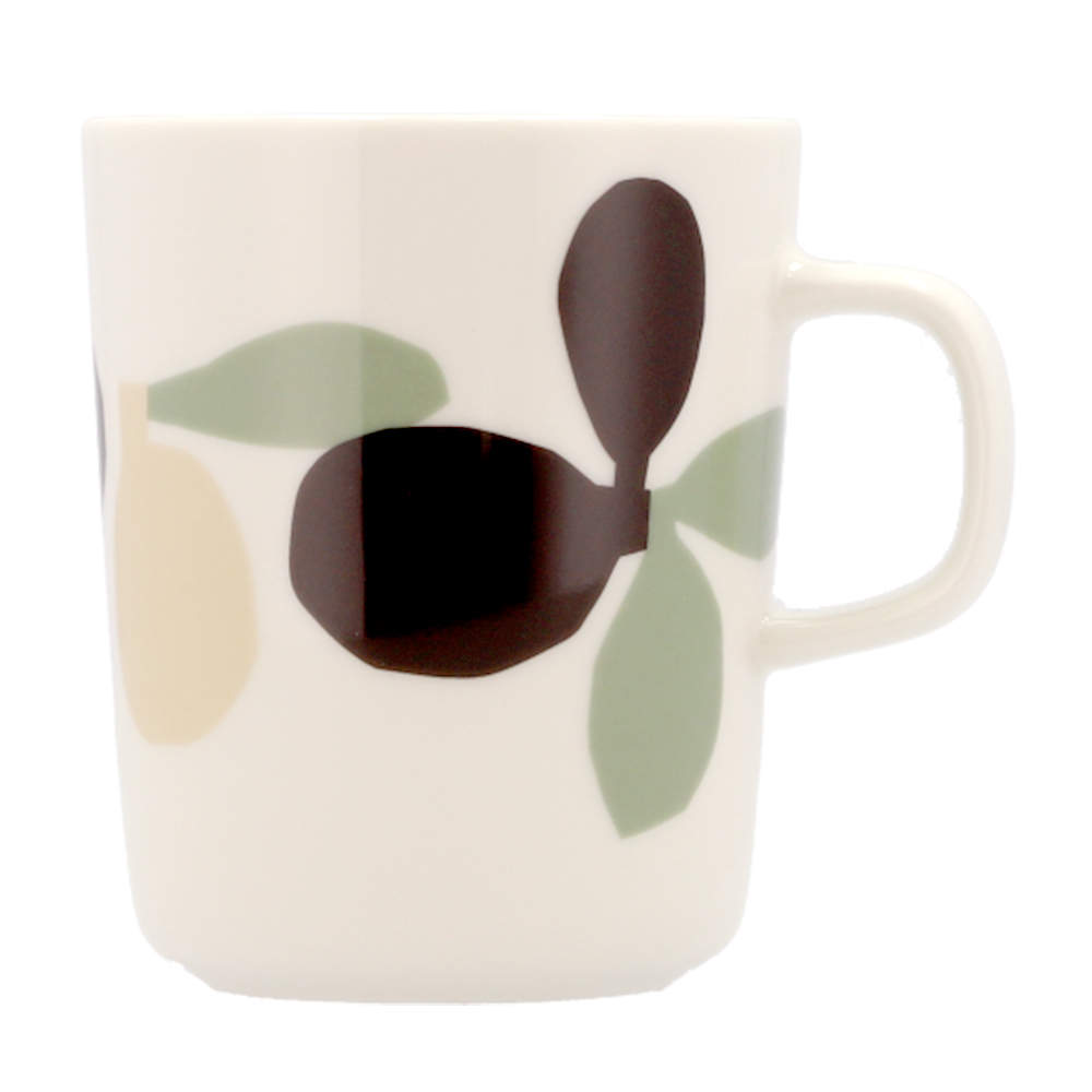 Marimekko マリメッコ Omppo オンッポ マグ マグカップ 250ml ホワイト×セージ×ブラックブラウン