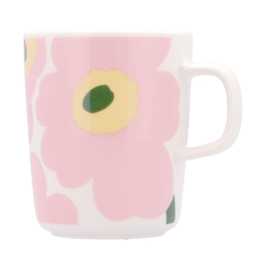 Marimekko マリメッコ Unikko ウニッコ マグ マグカップ 250ml ピンク×ライトイエロー