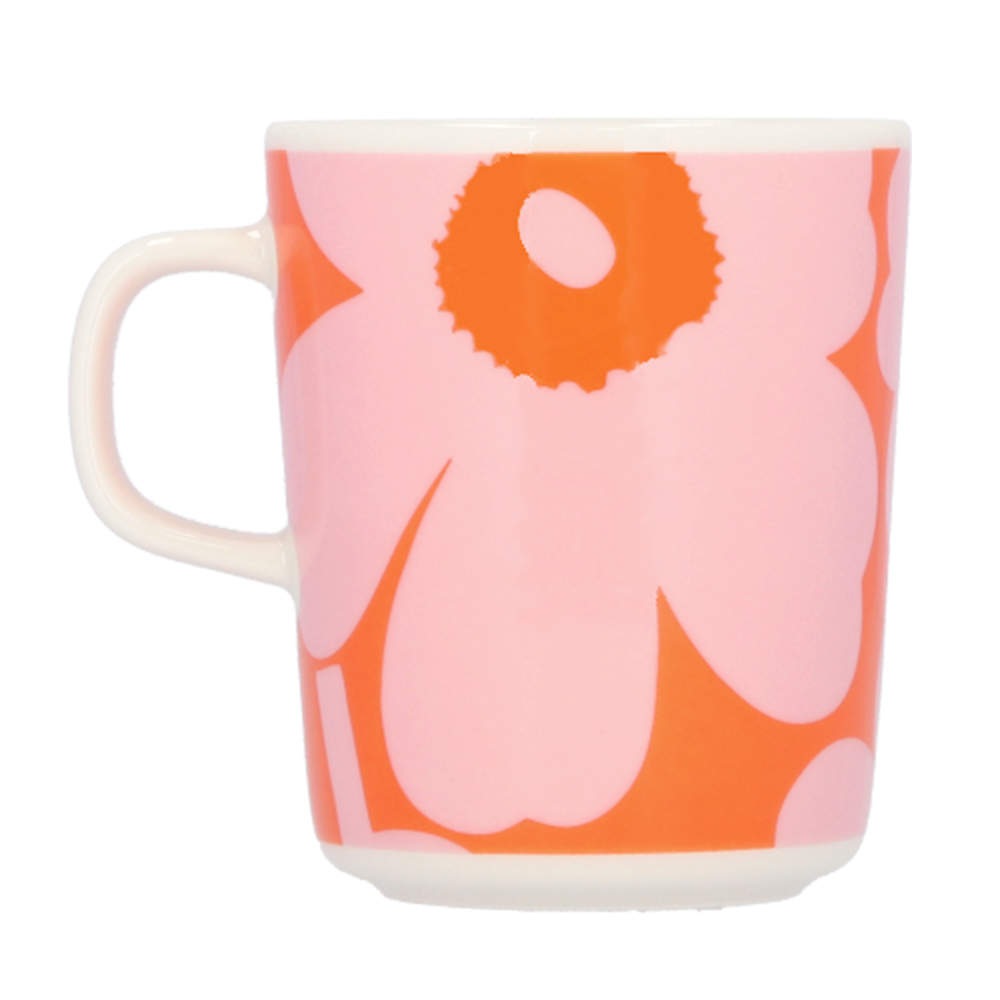 Marimekko マリメッコ Unikko ウニッコ マグ マグカップ 250ml ピンク×オレンジ