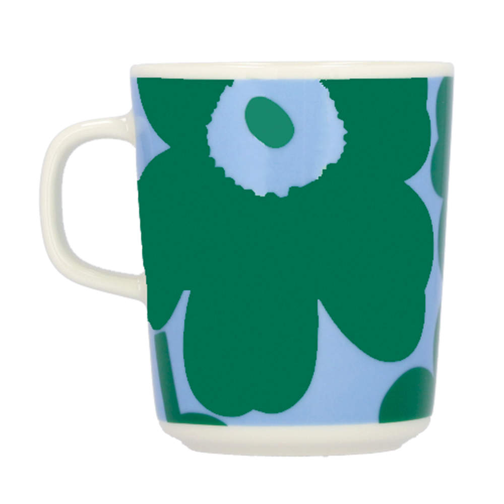 Marimekko マリメッコ Unikko ウニッコ マグ マグカップ 250ml グリーン×ライトブルー