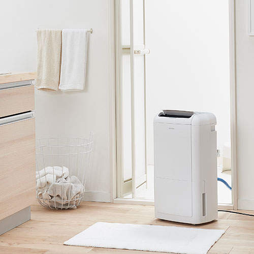 アイリスオーヤマ 衣類乾燥除湿機 コンプレッサー式 12L/日 ホワイト IJC-M120-W
