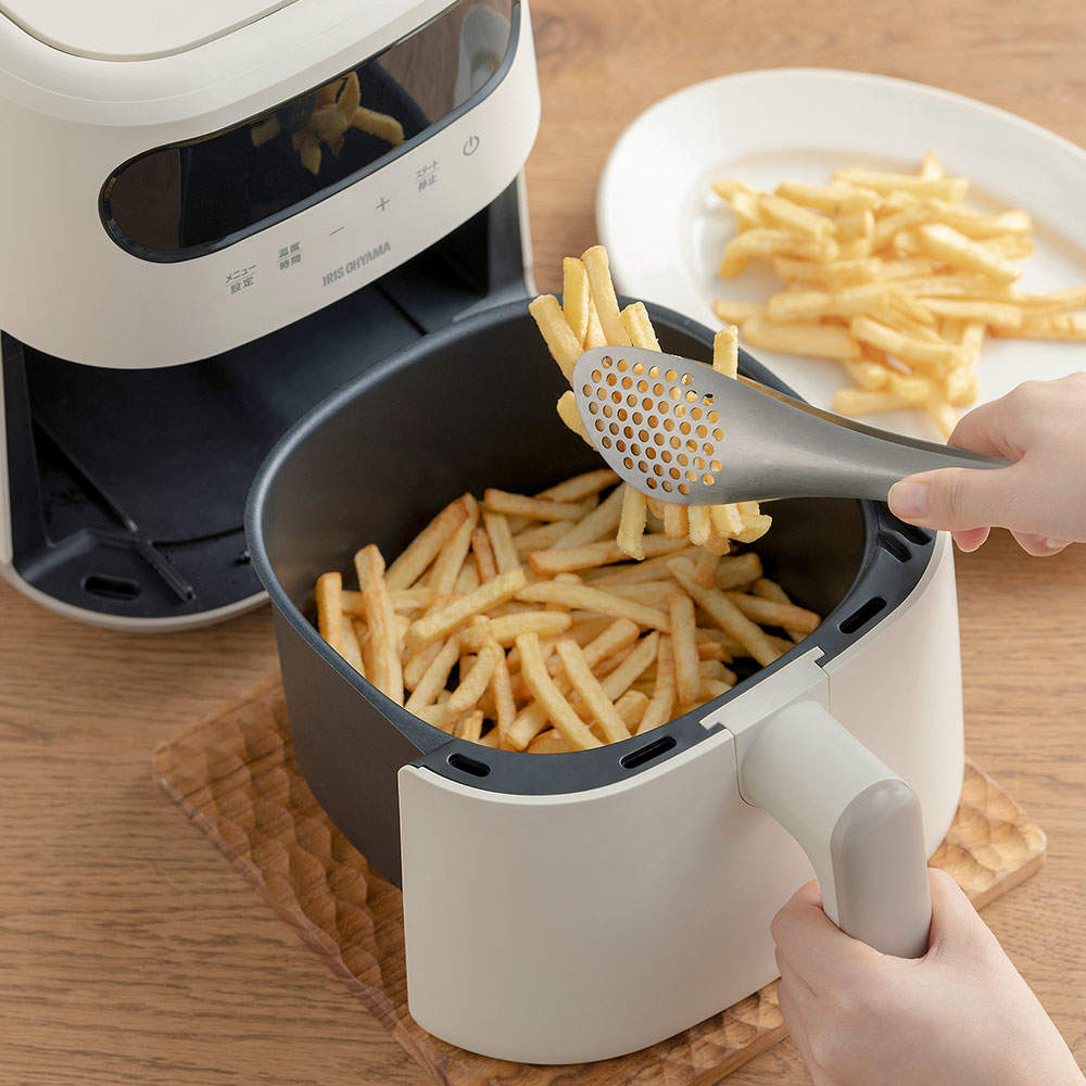 アイリスオーヤマ 過熱水蒸気エアフライヤー 3.0L アイボリー FV-M30A-C