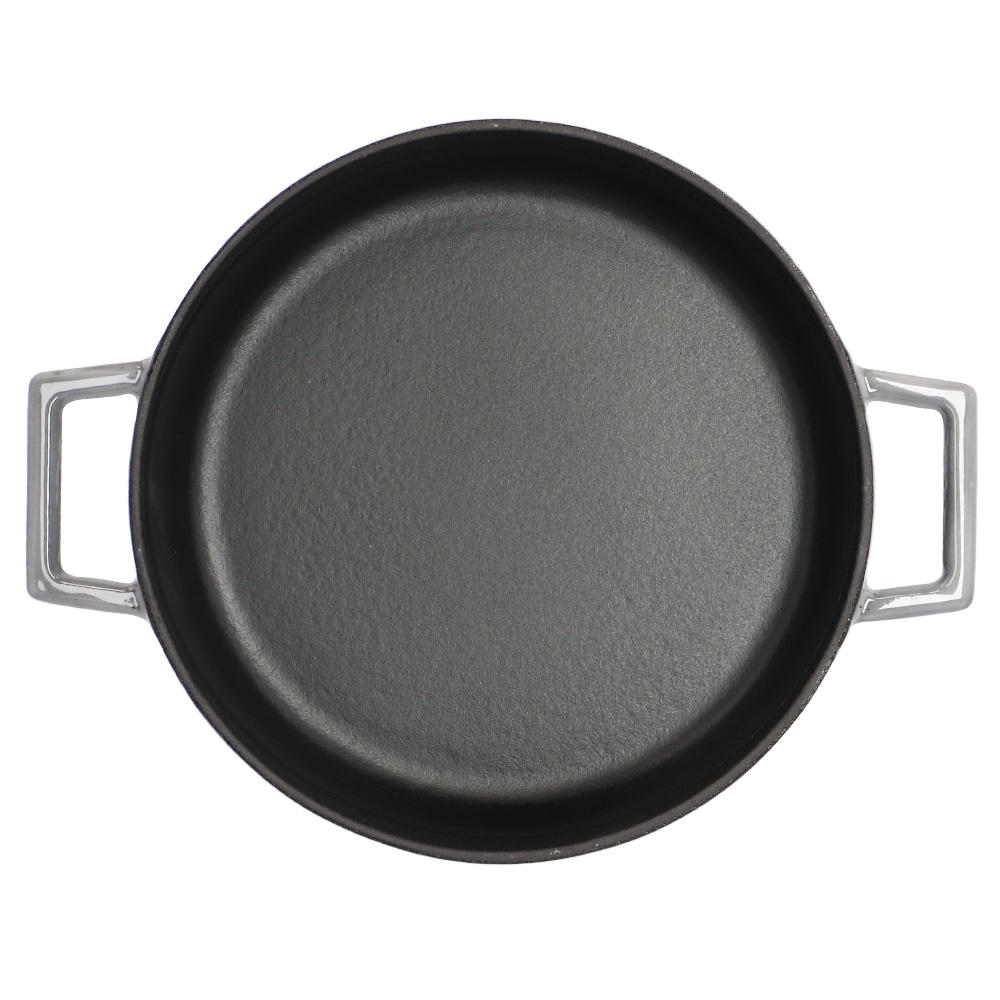 【ポイント20倍】LAVA 鋳鉄ホーロー鍋 マルチキャセロール 24cm MAJOLICA GRAY LV0125