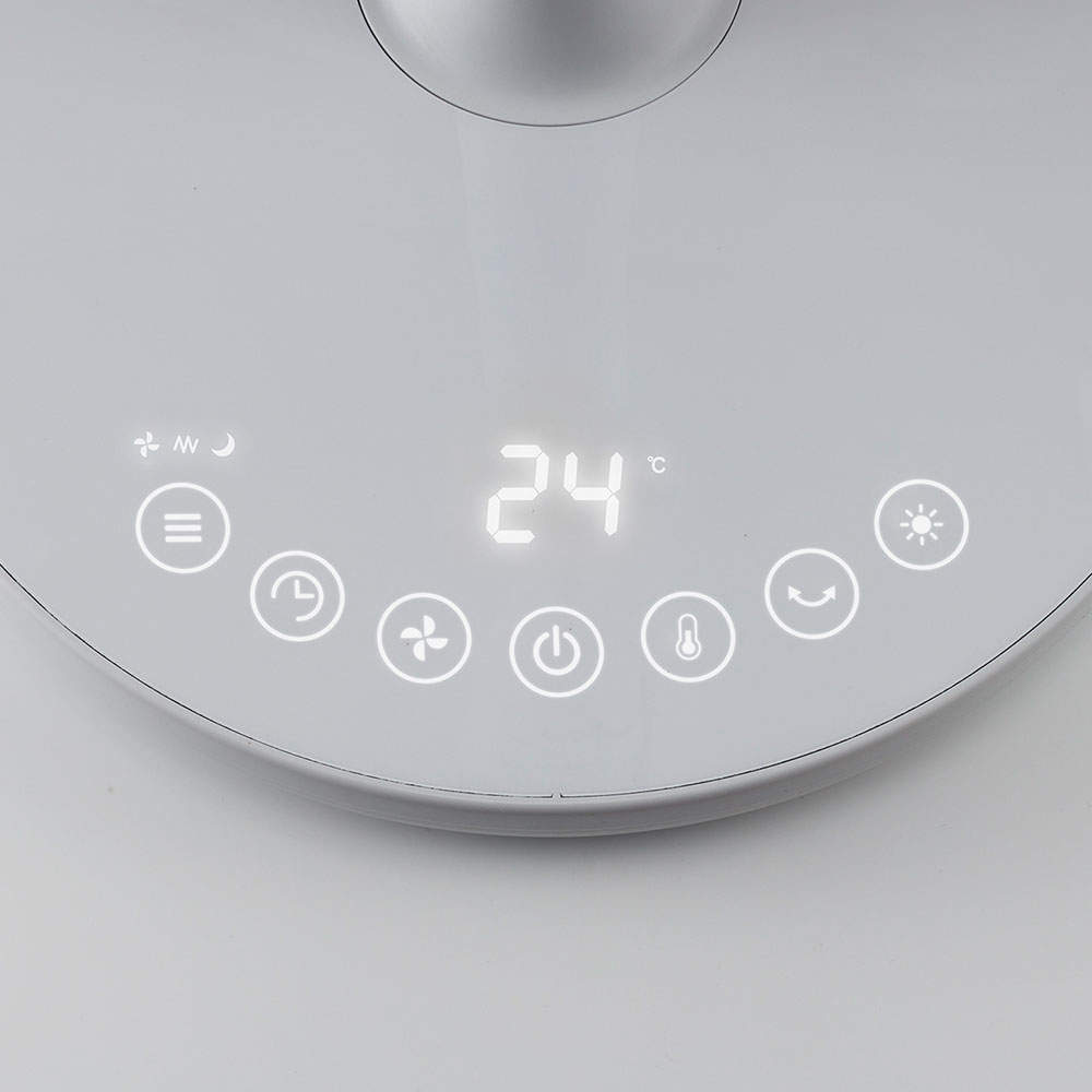 C:NET 扇風機 リビング扇 DCモーター リモコン式 風つよし ホワイト CFDF312WH