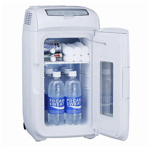 ツインバード 2電源式ポータブル電子適温ボックス 13L ホワイト HR-EB07W