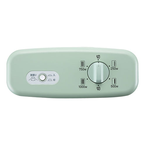 アラジン 電気ストーブ 遠赤グラファイトヒーター グリーン AEH-G1000A(G)