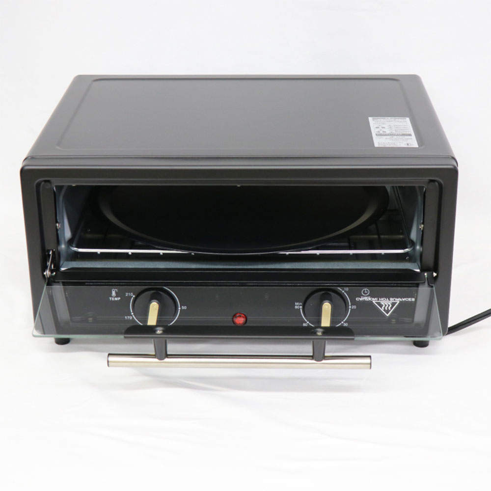 HIRO オーブントースター ピザトースター ブラック HKPM-1200