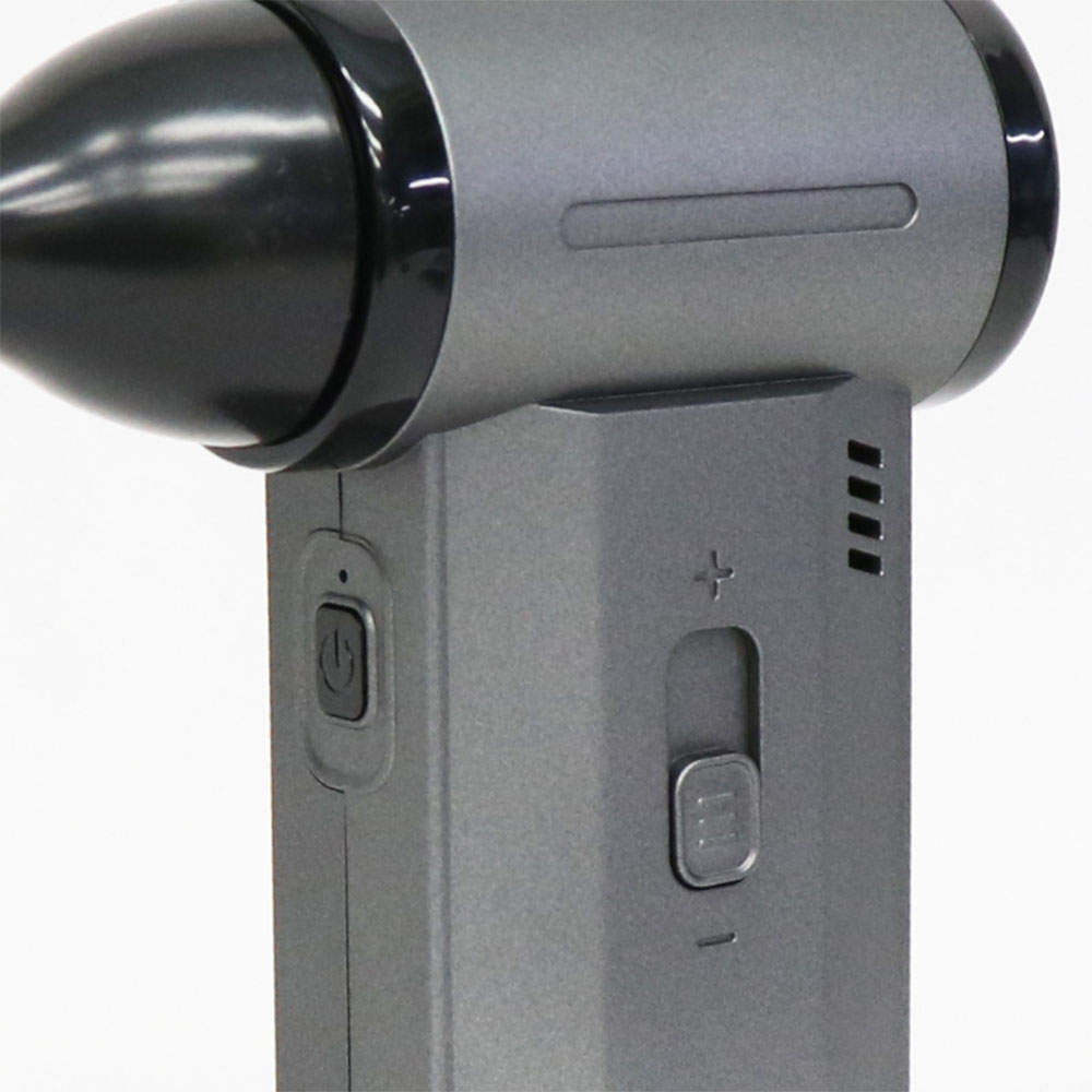 HIRO 小型ブロワー ストロングパワーマルチブロワーファン 充電式 2WAY 吸引・送風 ブラック HDL-3106