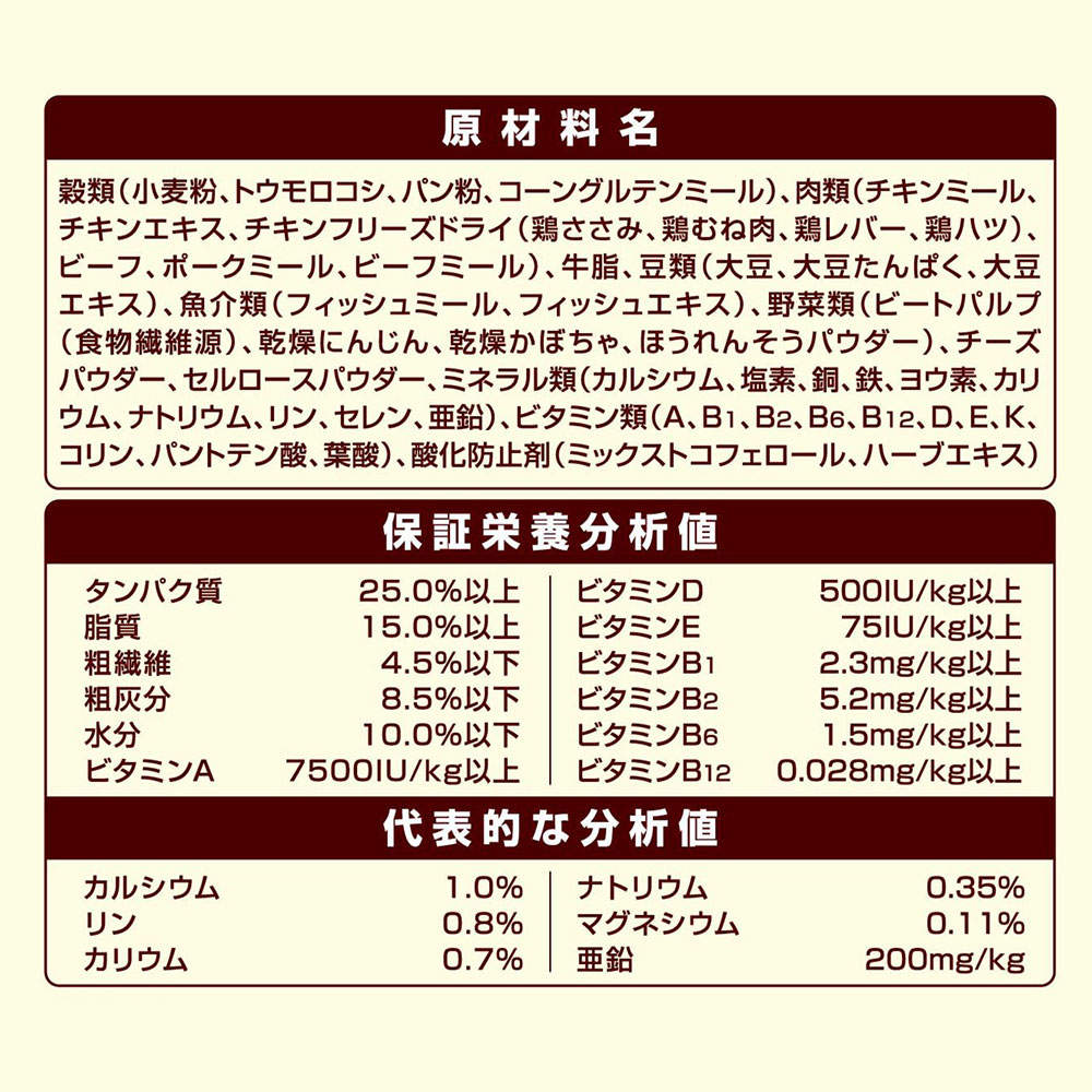 ユニ・チャーム グラン・デリ Frecious 総合栄養食 成犬用 お肉たっぷりタイプ チキン＆ビーフ入り 小粒 1.8kg 4個