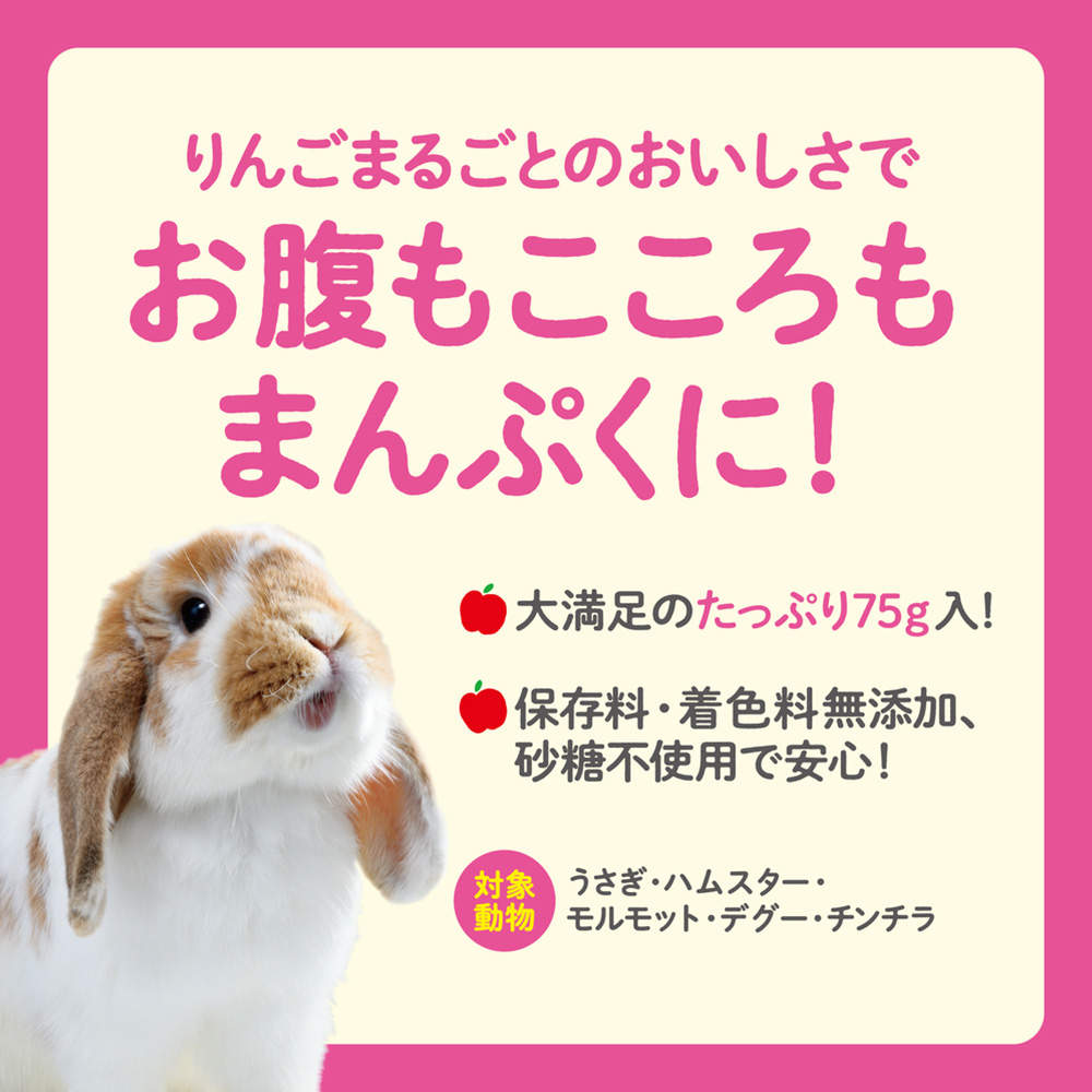 ジェックス パリッとまんぷくりんご エアドライ 75g