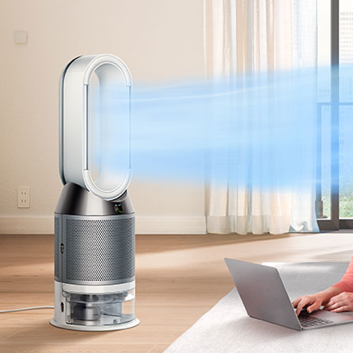 よろずやマルシェ本店 | Dyson 加湿空気清浄機 Pure Humidify＋Cool ホワイト/シルバー PH01WS: 家電・PC周辺