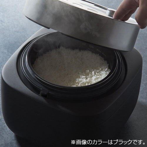 バルミューダ 炊飯器 The Gohan 3合炊き ブラック K08A-BK