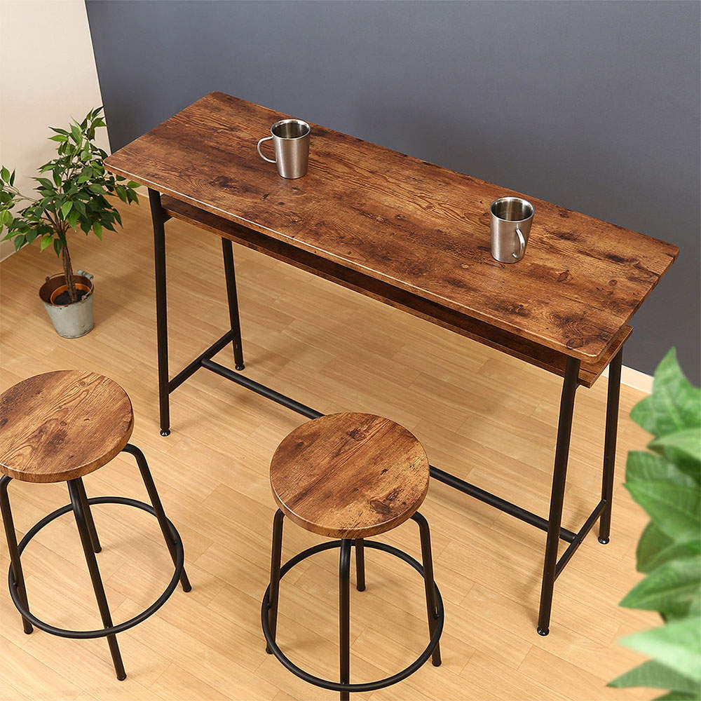 不二貿易 カウンターテーブル ナビア 幅120cm 14657