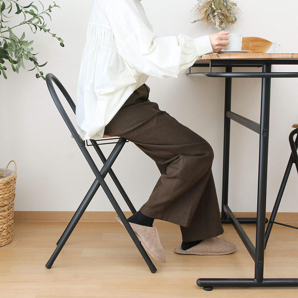 不二貿易 カウンターテーブル＆チェア 3点セット 3060-1 13899