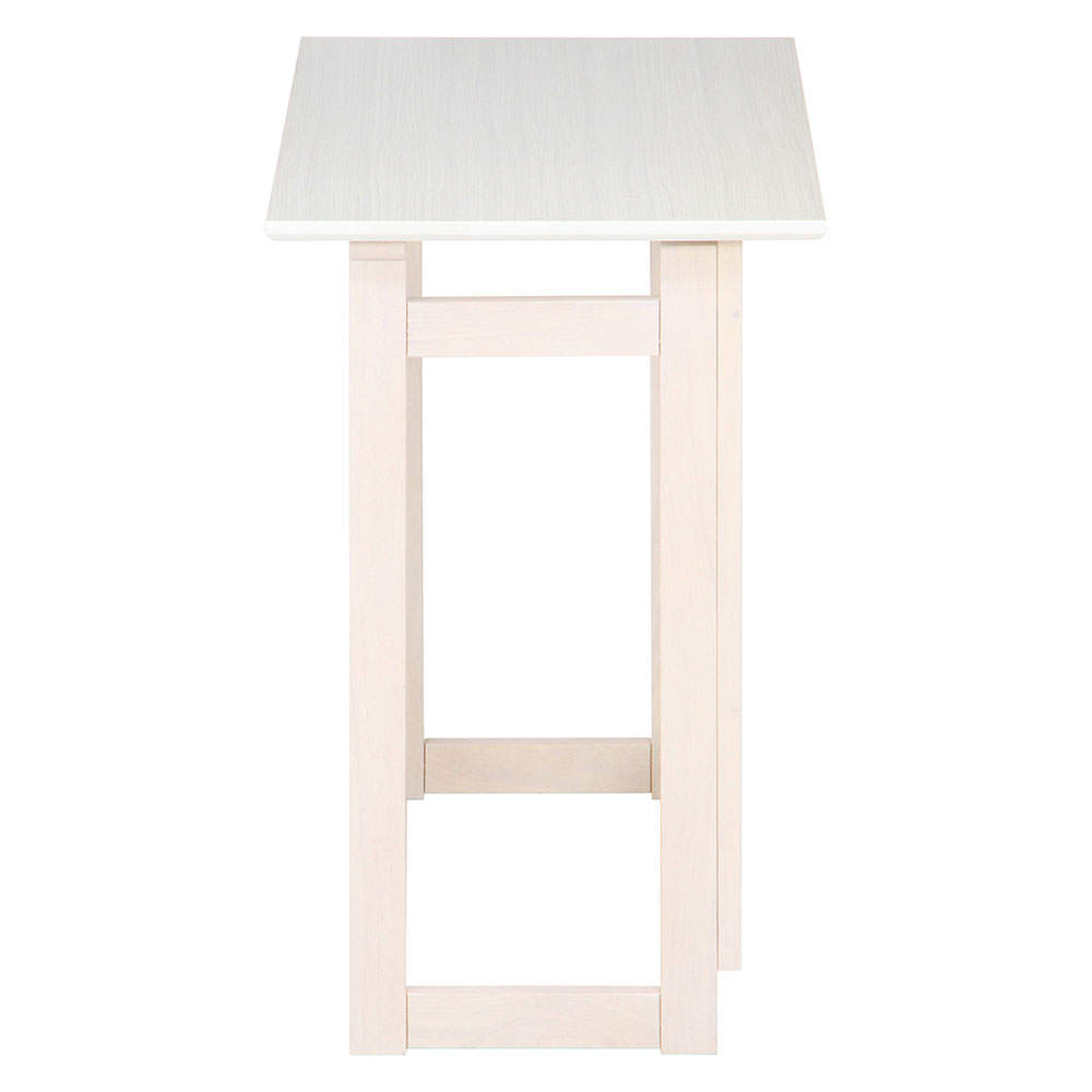 不二貿易 フォールディングテーブル 幅70cm ミラン ホワイト 10882