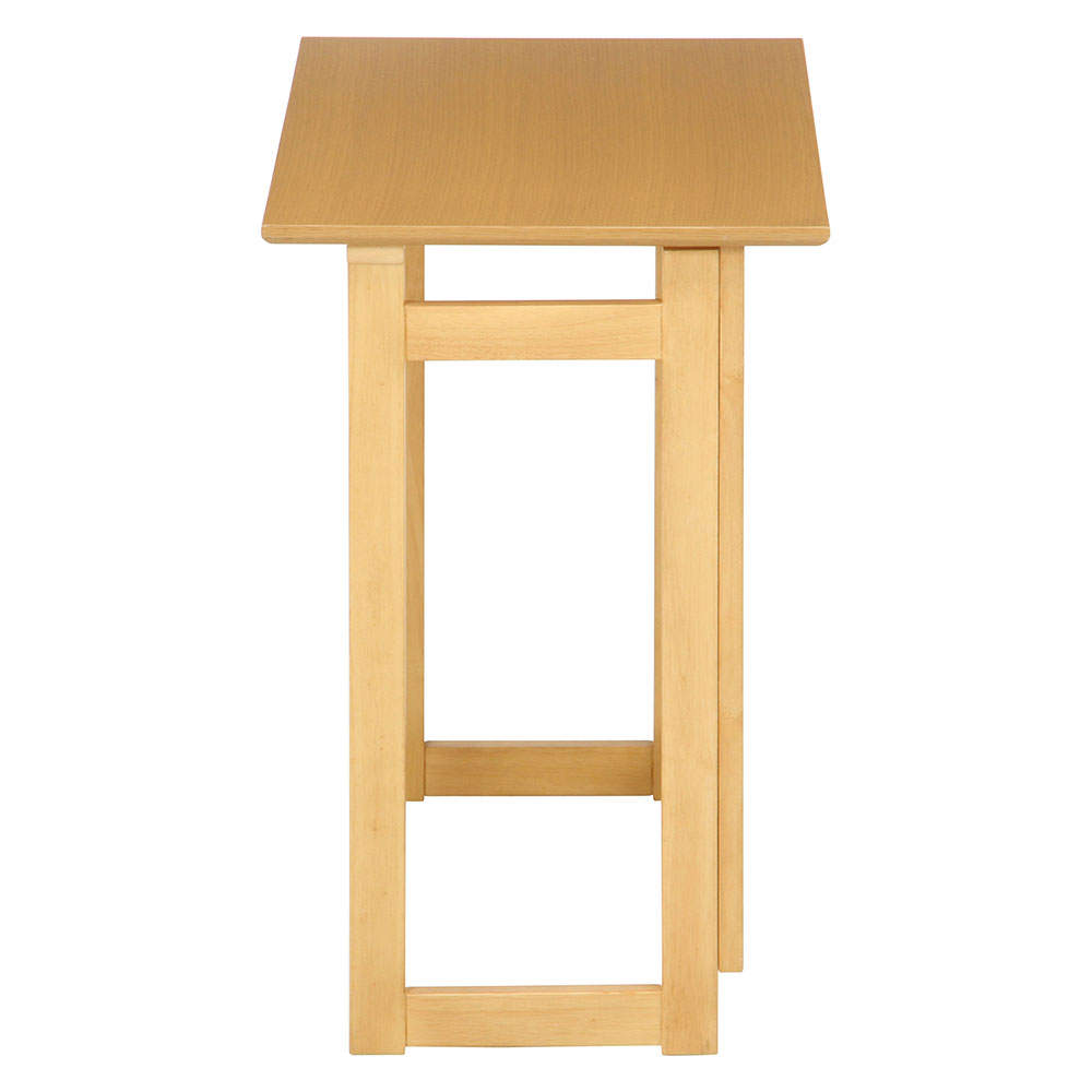 不二貿易 フォールディングテーブル 幅70cm ミラン ナチュラル 10880