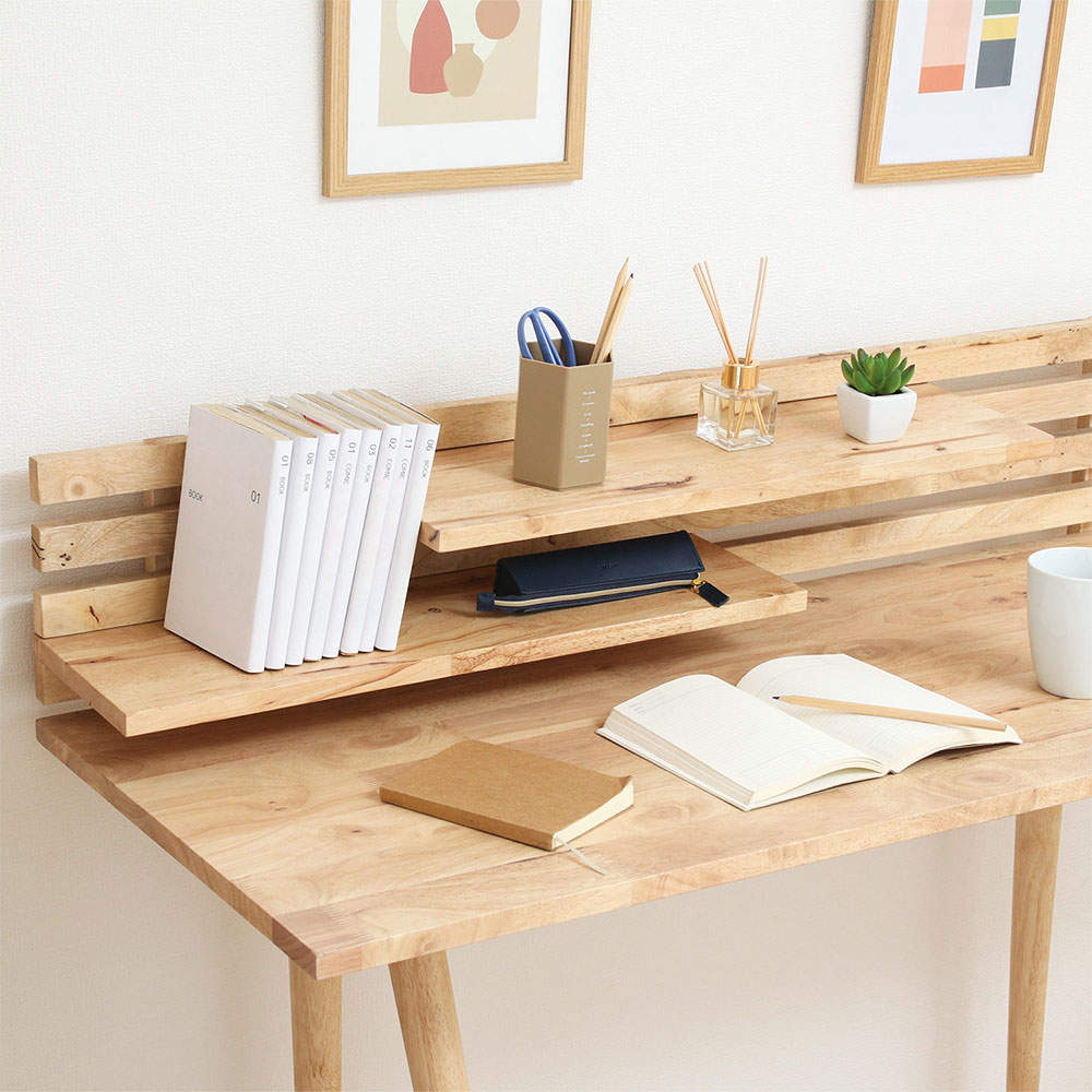 Natural Signature 天然木 デスク＆チェアセット 37006