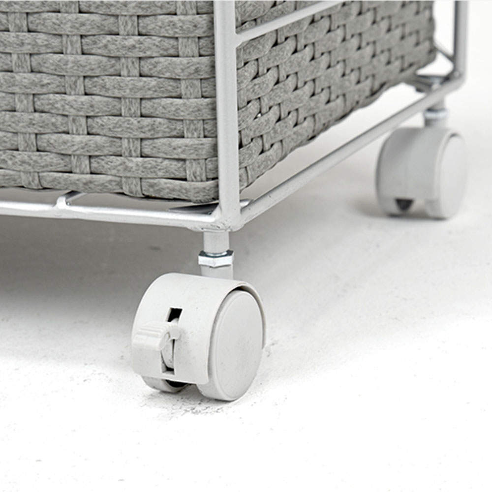 萩原 ランドリーラック グレー RAN-2412GY