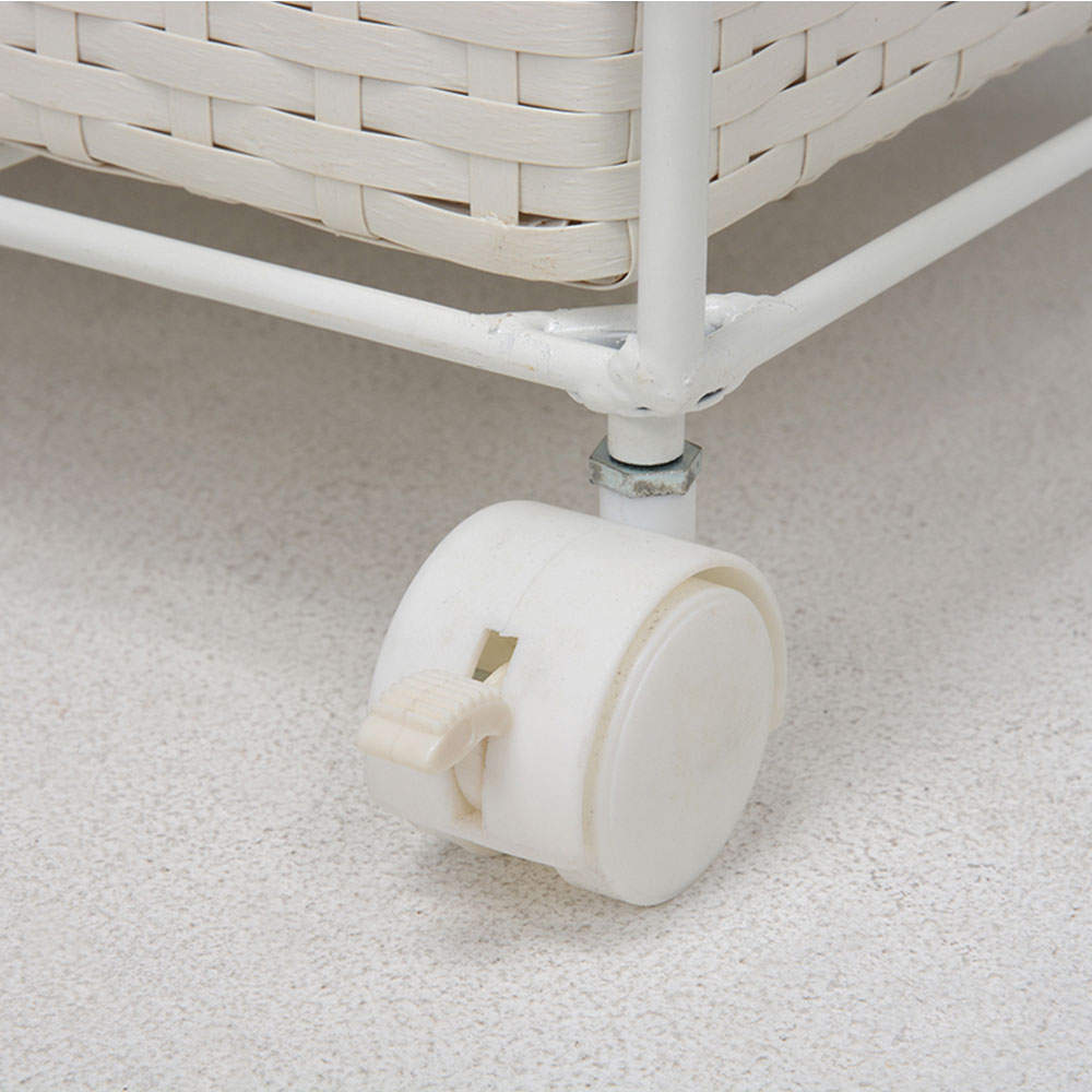 萩原 ランドリーラック ホワイト RAN-2412WH