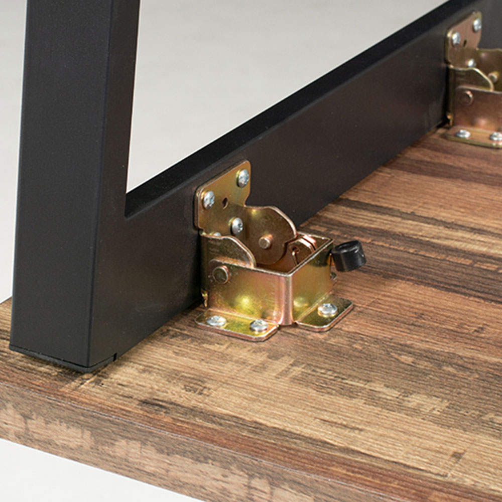 萩原 折れ脚テーブル ライトブラウン LT-4396LBR