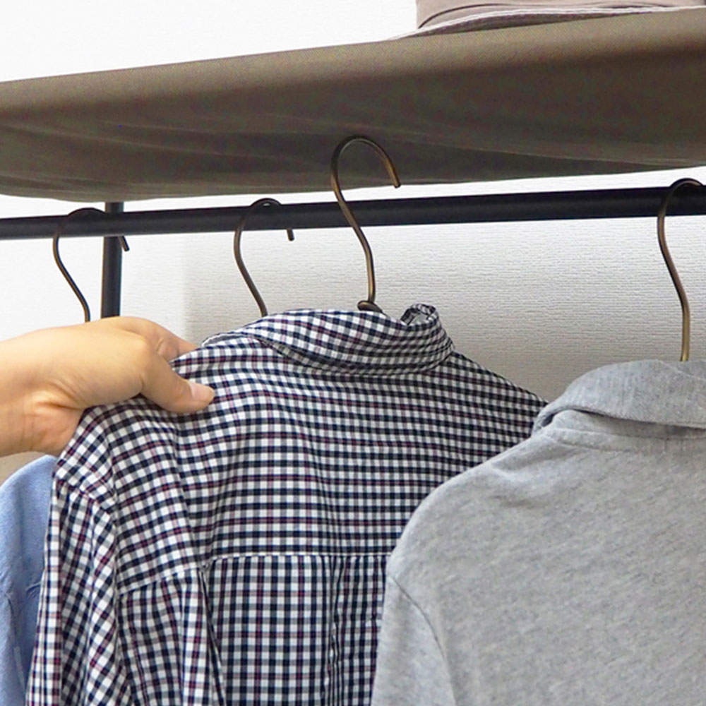 萩原 ハンガーラック ブラウン KHR-3157BR