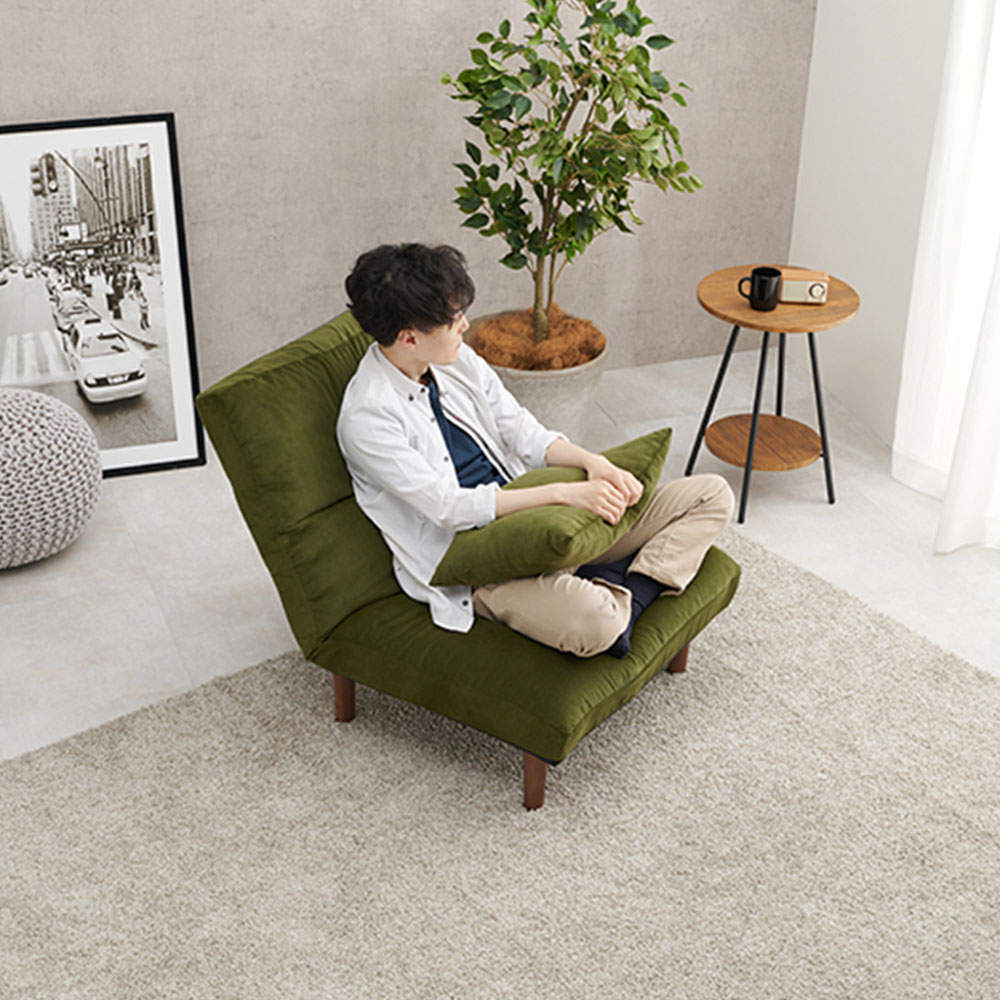 萩原 ソファ グリーン LZ-4627GR