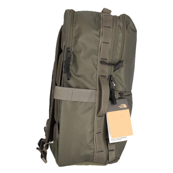 THE NORTH FACE ノースフェイス バックパック BASE CAMP VOYAGER TRAVEL PACK ベースキャンプ ボイジャー トラベルパック 35L ニュートープグリーン×ブラック