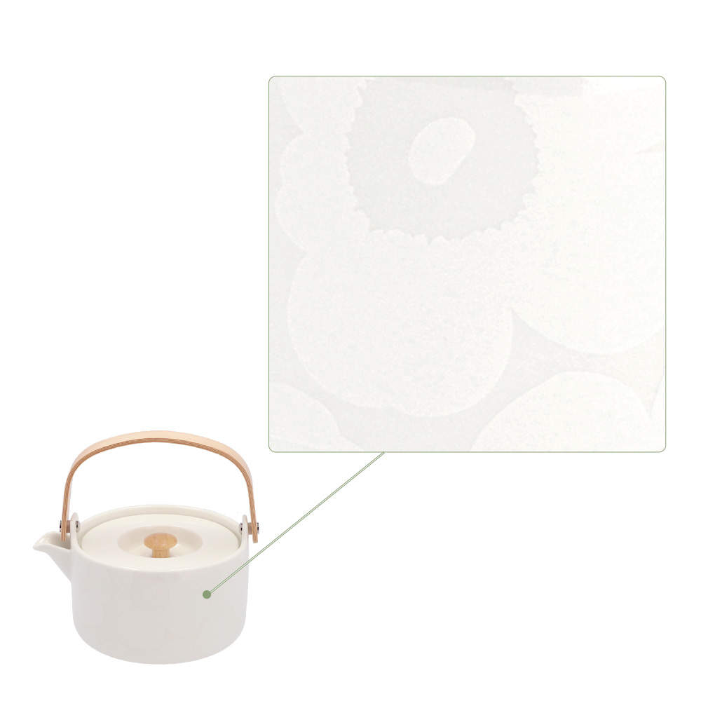 Marimekko マリメッコ Unikko ウニッコ ティーポット 700ml ホワイト