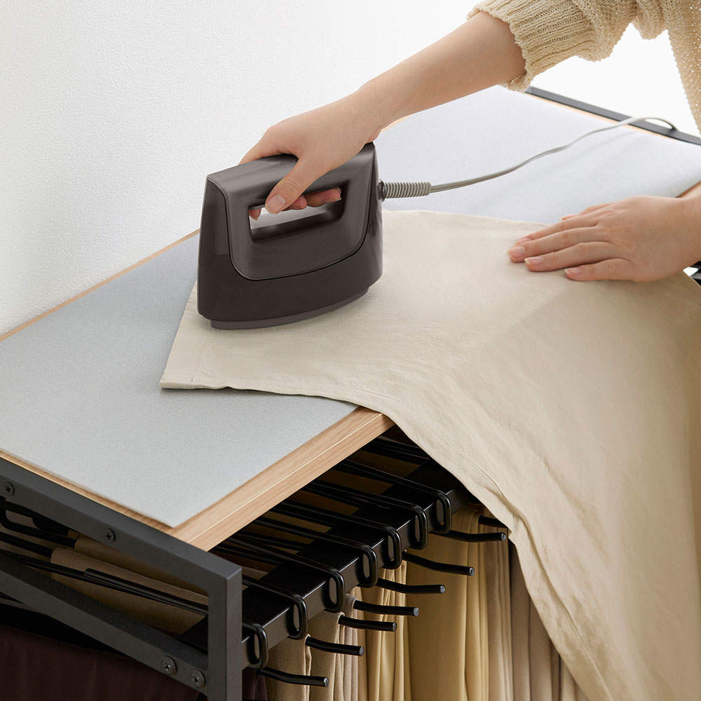 アイリスオーヤマ スラックスハンガー ナチュラル/ブラック HSH-20