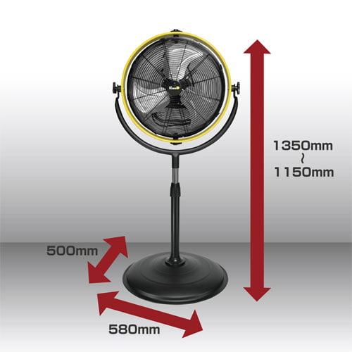 扇風機 ReeD スタンドファン 40cm RD-SYF400YB