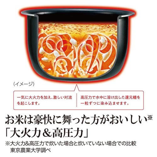 象印マホービン 炊飯器 極め炊き 圧力IH炊飯ジャー 5.5合 ブラック NW-JX10-BA