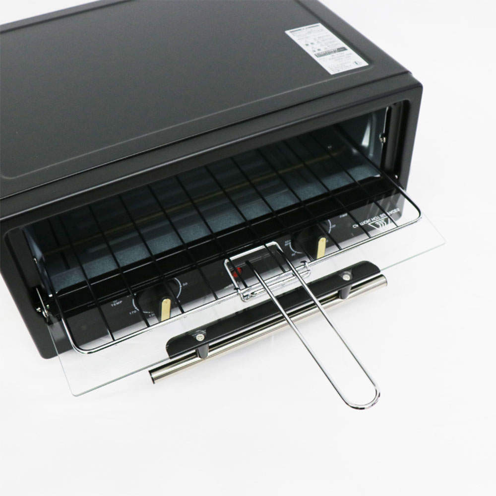 HIRO オーブントースター ピザトースター ブラック HKPM-1200