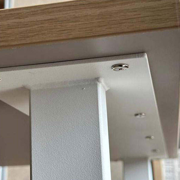 東馬 ツキミ ダイニングテーブル W1600×D800×H720mm ホワイト