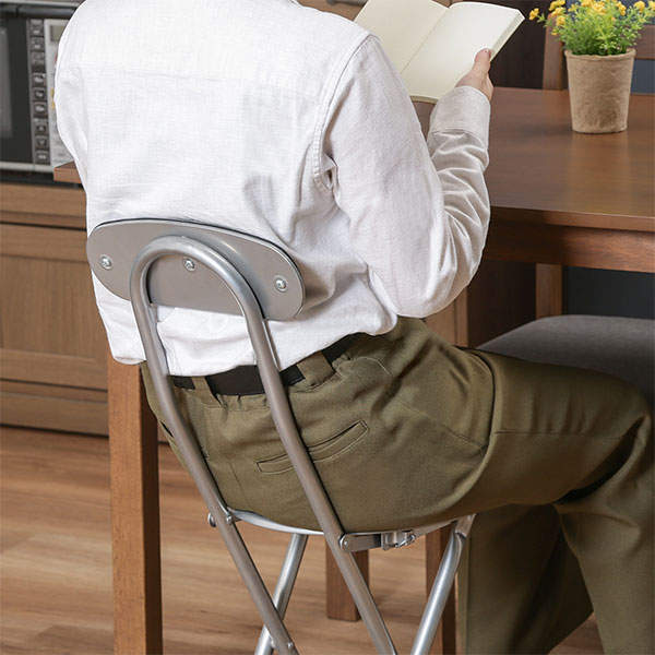 折りたたみパイプ丸椅子 FB-32BK 6脚セット 88625