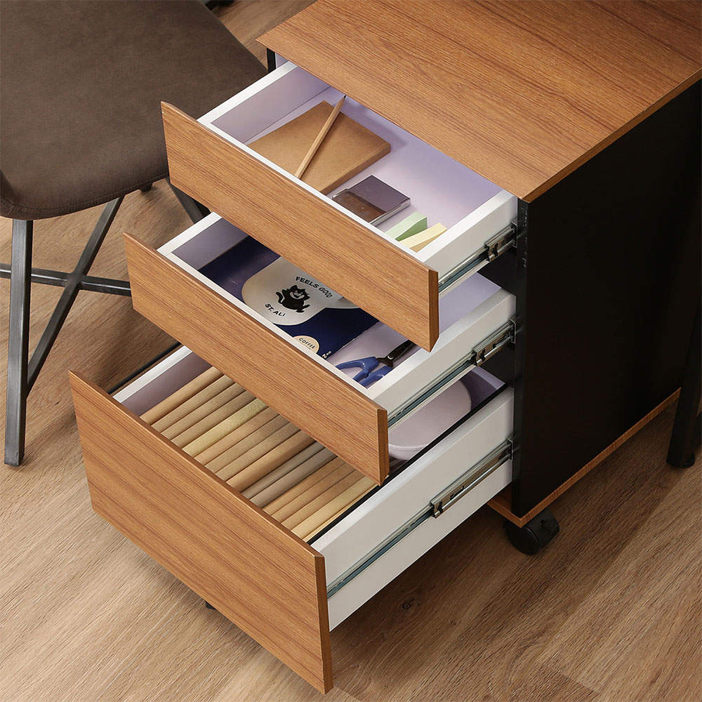 不二貿易 デスクキャビネット インキャビネット(キャスター付) SMART 94898