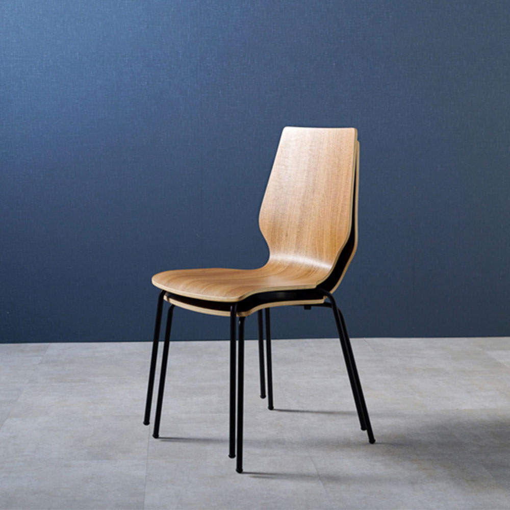 萩原 ダイニングチェア LAGO ナチュラル LC-4487NA