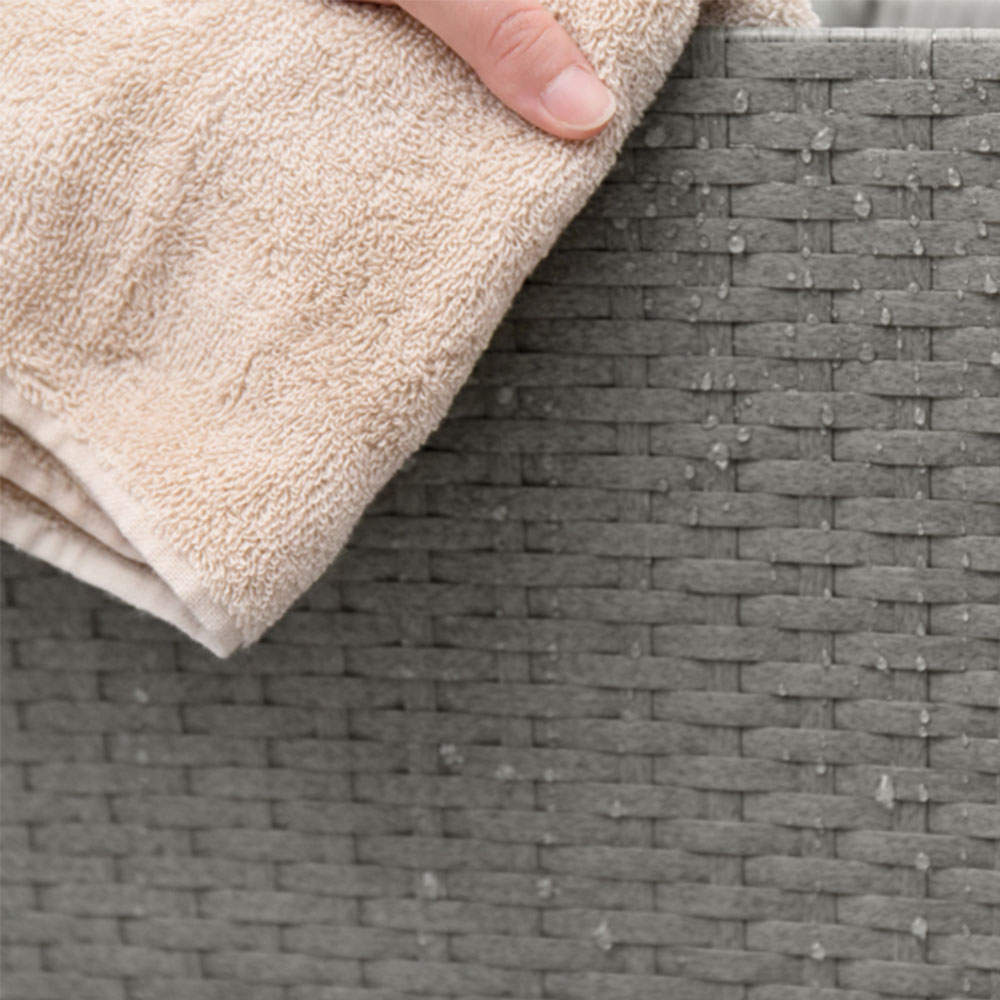 萩原 ランドリーラック グレー RAN-2418GY