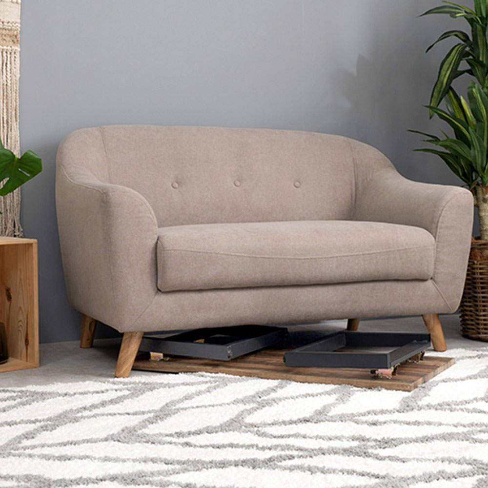 萩原 折れ脚テーブル ライトブラウン LT-4396LBR