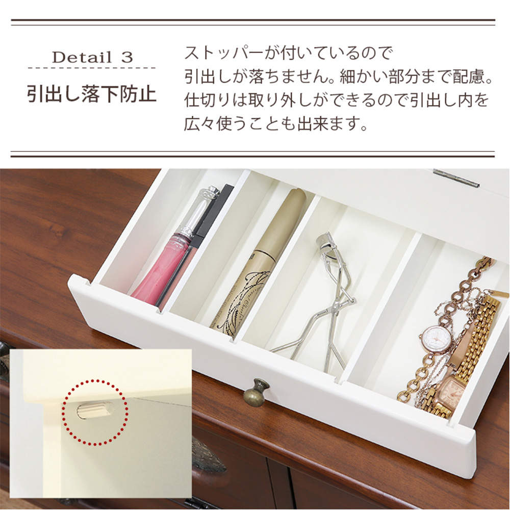 萩原 コスメボックス チャコールグレー MUD-6740GY