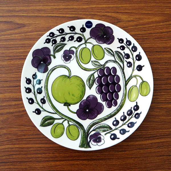 ARABIA アラビア Paratiisi Purple パープル パラティッシ プレート 26cm