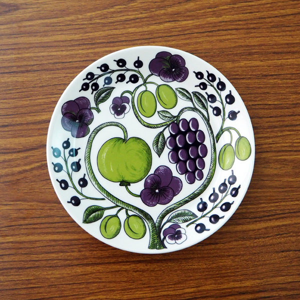 ARABIA アラビア Paratiisi Purple パープル パラティッシ プレート 21cm