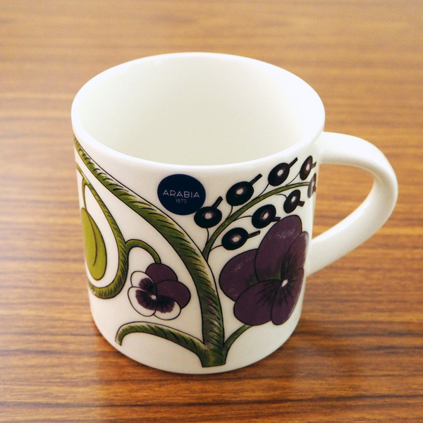 ARABIA アラビア Paratiisi Purple パープル パラティッシ マグカップ 350ml