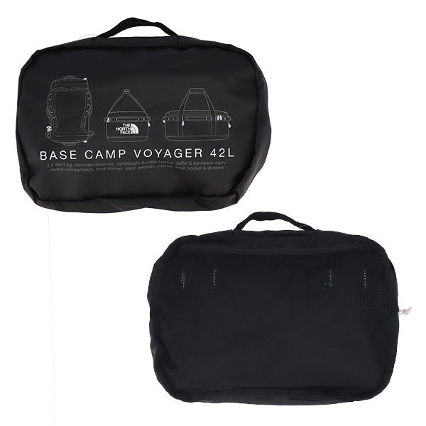 THE NORTH FACE ノースフェイス バックパック BASE CAMP VOYAGER DUFFEL ベースキャンプ ボイジャーダッフル 42L ブラック