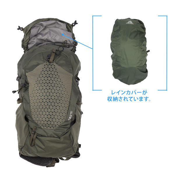 GREGORY グレゴリー バックパック ZULU40 ズール 40L M/L オリーブグリーン 1115901635