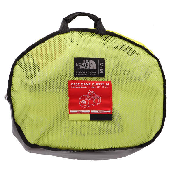 THE NORTH FACE ノースフェイス バックパック BASE CAMP DUFFEL M ベースキャンプ ダッフル 71L サルファースプリング×ブラック
