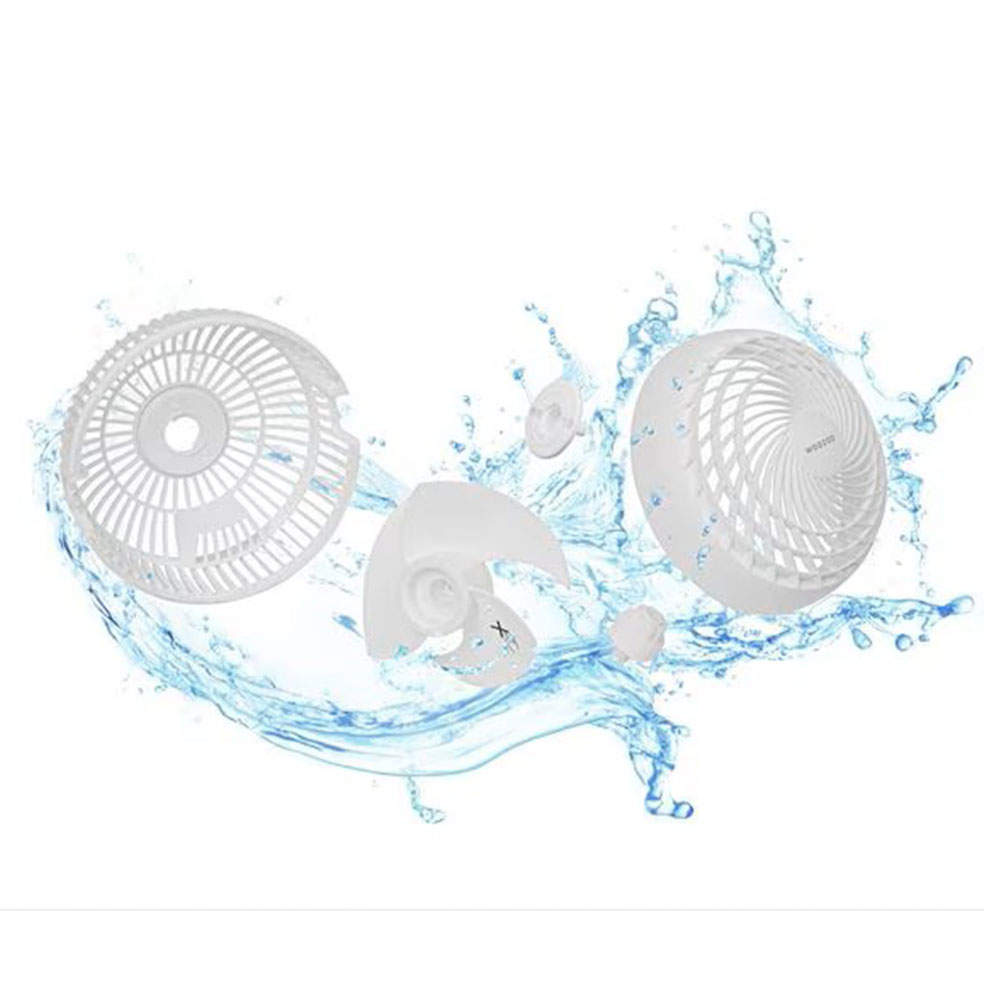 アイリスオーヤマ サーキュレーター マカロン型 首振りタイプ メカ式 8畳 ホワイト PCF-MKM15EC-W