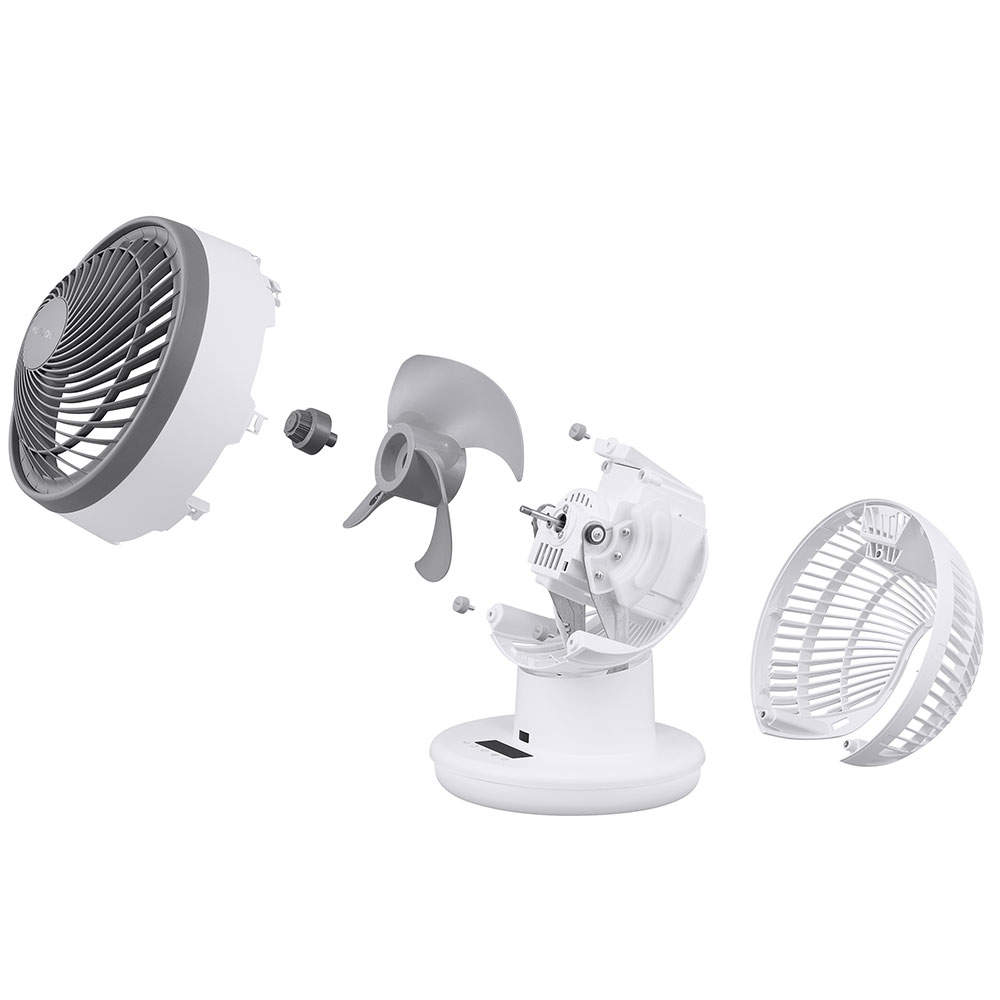 アイリスオーヤマ サーキュレーターアイ DC JET 上下左右首振り 45畳 ホワイト PCF-SDC18T-EC-W